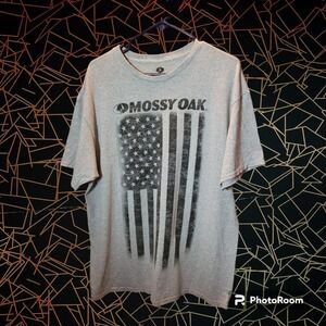 Mossy Oak‎  Flag T-Shirt Size XL (N 99)